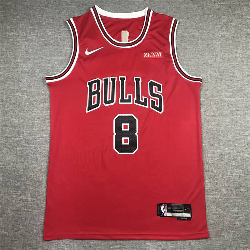 21/22 Chicago Bulls LAVINE #8 Red Basketball Jersey (Stitched)