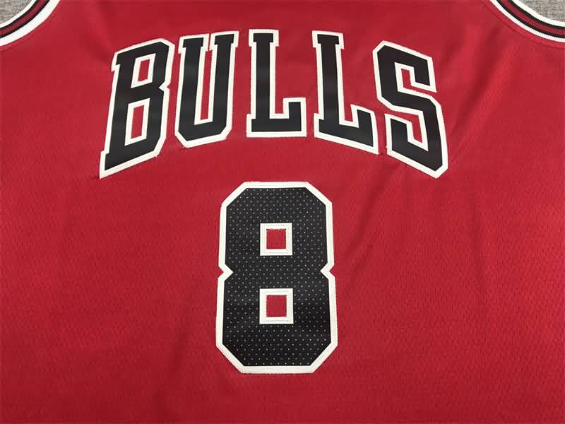 21/22 Chicago Bulls LAVINE #8 Red Basketball Jersey (Stitched)