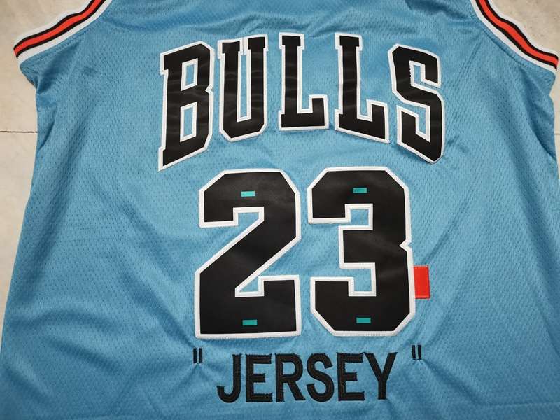 1985 Chicago Bulls JORDAN #23 Blue Classics Basketball Jersey (Stitched)