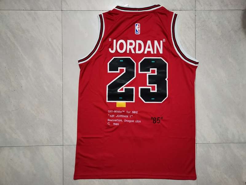 1985 Chicago Bulls JORDAN #23 Red Classics Basketball Jersey (Stitched)