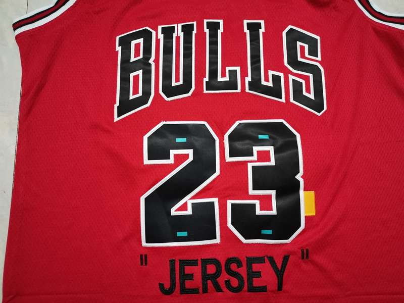 1985 Chicago Bulls JORDAN #23 Red Classics Basketball Jersey (Stitched)