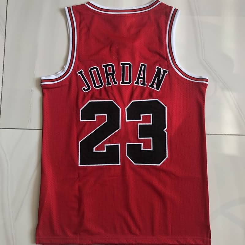 1995/96 Chicago Bulls JORDAN #23 Red Champion Classics Basketball Jersey (Closely Stitched)