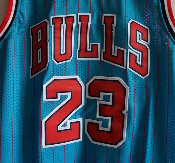 1995/96 Chicago Bulls JORDAN #23 Blue Classics Basketball Jersey (Stitched)