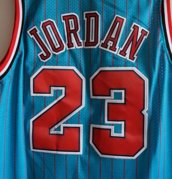 1995/96 Chicago Bulls JORDAN #23 Blue Classics Basketball Jersey (Stitched)