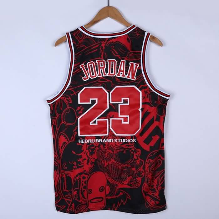 1995/96 Chicago Bulls JORDAN #23 Black Finals Classics Basketball Jersey (Stitched)