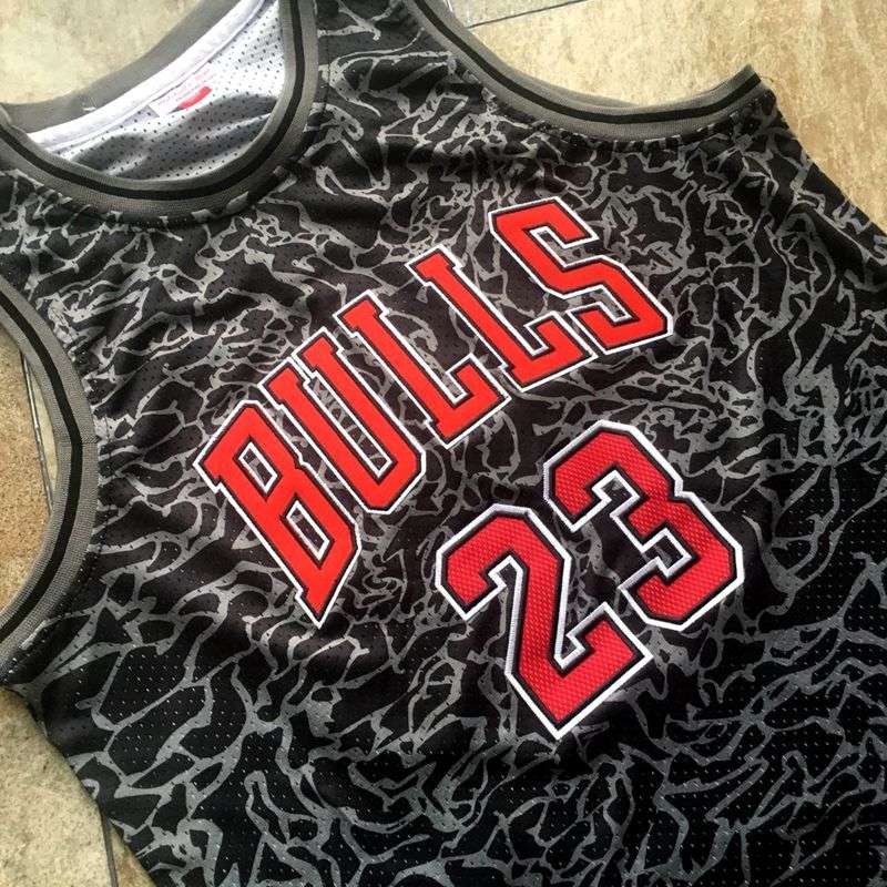 1996/97 Chicago Bulls JORDAN #23 Black Classics Basketball Jersey (Closely Stitched)