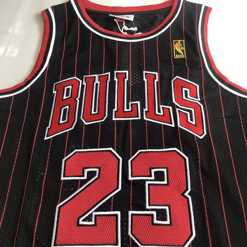 1996/97 Chicago Bulls JORDAN #23 Black Classics Basketball Jersey (Closely Stitched) 02