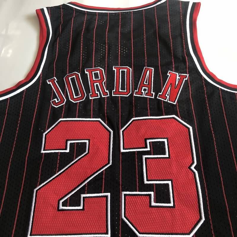 1996/97 Chicago Bulls JORDAN #23 Black Classics Basketball Jersey (Closely Stitched) 02