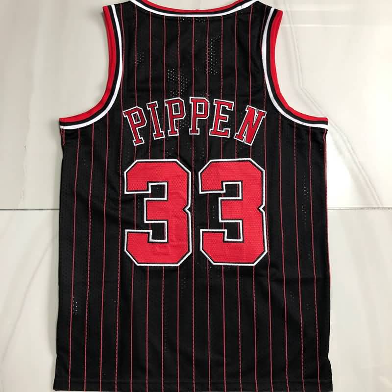 1996/97 Chicago Bulls PIPPEN #33 Black Classics Basketball Jersey (Closely Stitched)