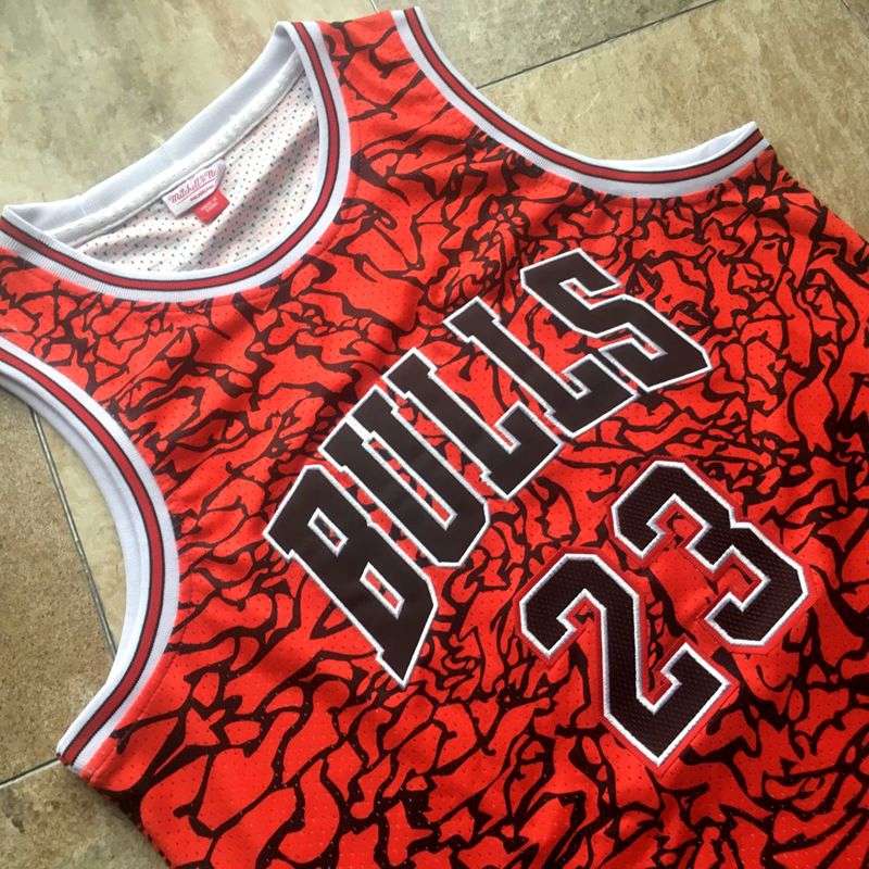 1996/97 Chicago Bulls JORDAN #23 Red Classics Basketball Jersey 02 (Closely Stitched)