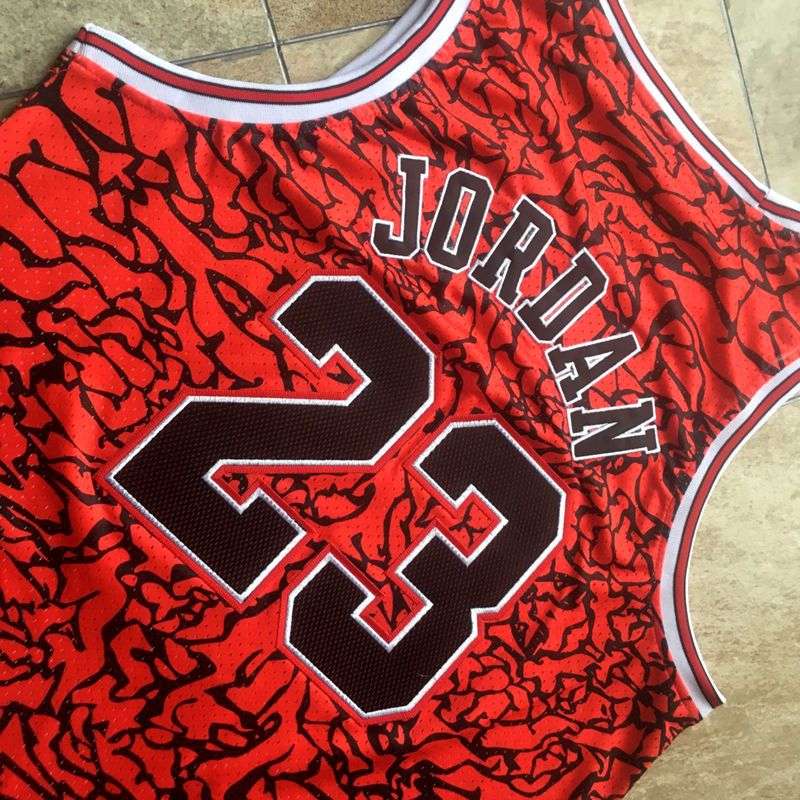 1996/97 Chicago Bulls JORDAN #23 Red Classics Basketball Jersey 02 (Closely Stitched)