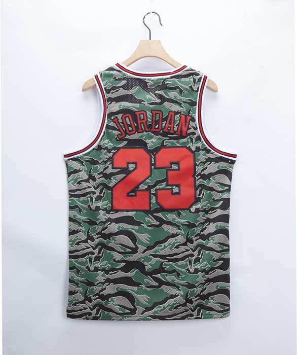 1996/97 Chicago Bulls JORDAN #23 Camouflage Classics Basketball Jersey (Stitched)