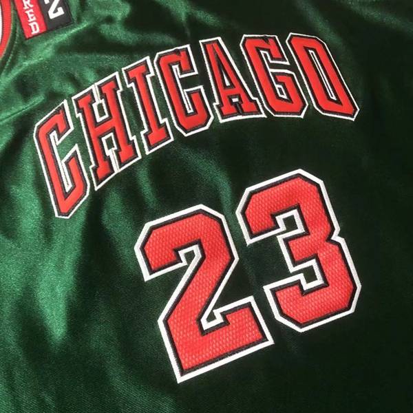 1997/98 Chicago Bulls JORDAN #23 Green Classics Basketball Jersey 02 (Closely Stitched)