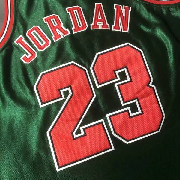 1997/98 Chicago Bulls JORDAN #23 Green Classics Basketball Jersey 02 (Closely Stitched)