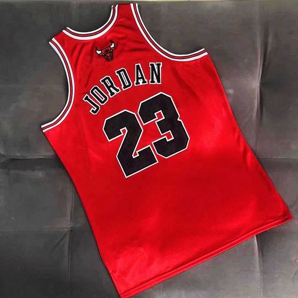 1997/98 Chicago Bulls JORDAN #23 Red Classics Basketball Jersey (Closely Stitched) 02