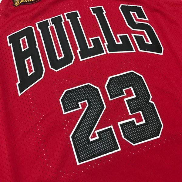 1997/98 Chicago Bulls JORDAN #23 Red Finals Classics Basketball Jersey (Closely Stitched)