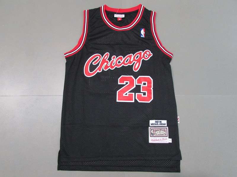 1997/98 Chicago Bulls JORDAN #23 Black Classics Basketball Jersey 02 (Stitched)