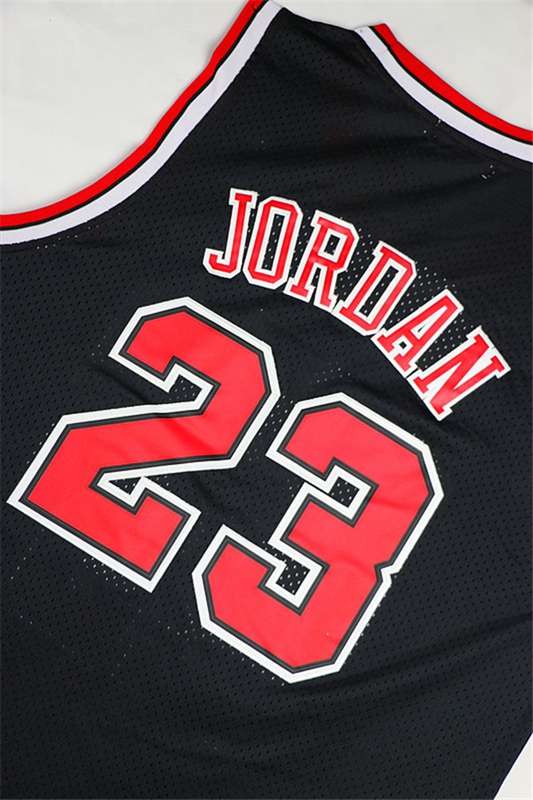 1997/98 Chicago Bulls JORDAN #23 Black Classics Basketball Jersey 03 (Stitched)