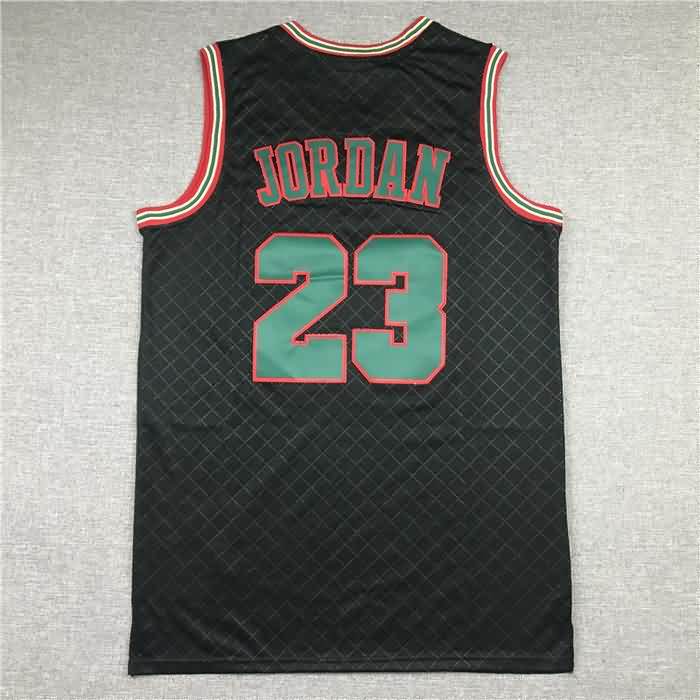 1997/98 Chicago Bulls JORDAN #23 Black Classics Basketball Jersey 04 (Stitched)