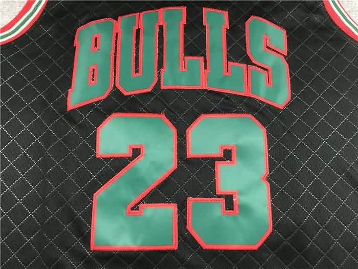 1997/98 Chicago Bulls JORDAN #23 Black Classics Basketball Jersey 04 (Stitched)