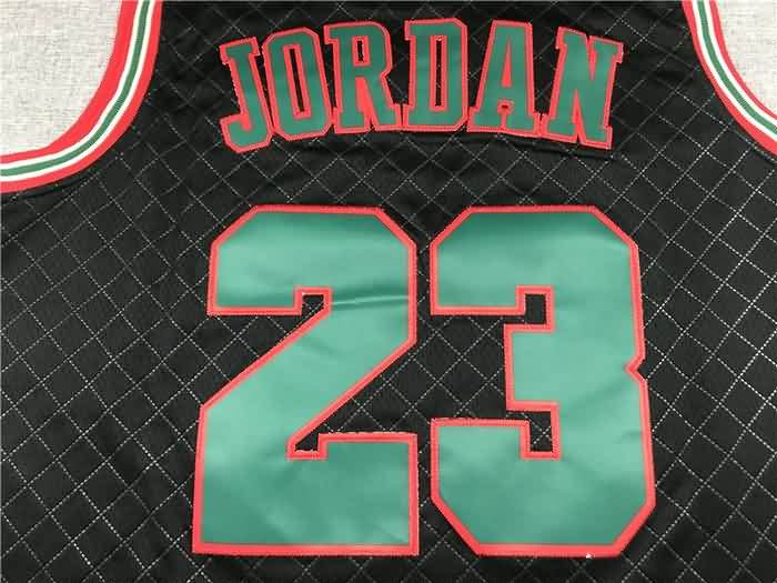 1997/98 Chicago Bulls JORDAN #23 Black Classics Basketball Jersey 04 (Stitched)