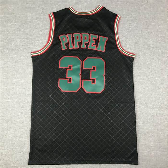 1997/98 Chicago Bulls PIPPEN #33 Black Classics Basketball Jersey 04 (Stitched)