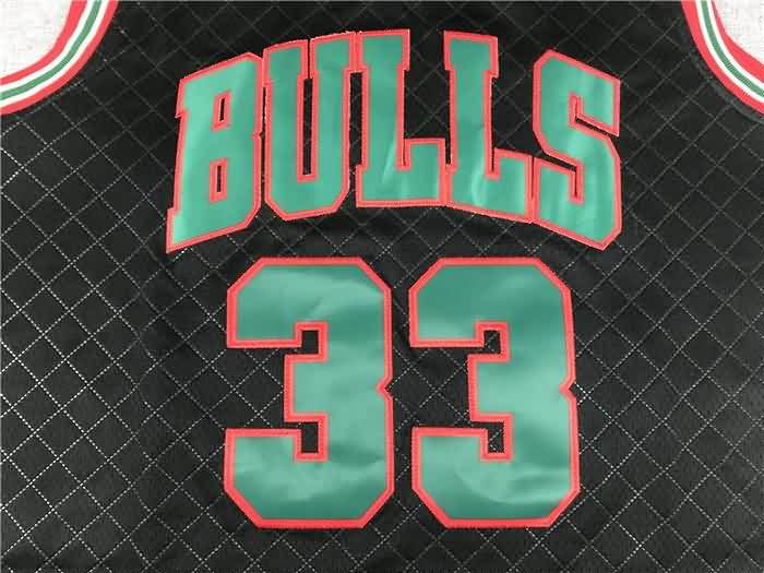 1997/98 Chicago Bulls PIPPEN #33 Black Classics Basketball Jersey 04 (Stitched)