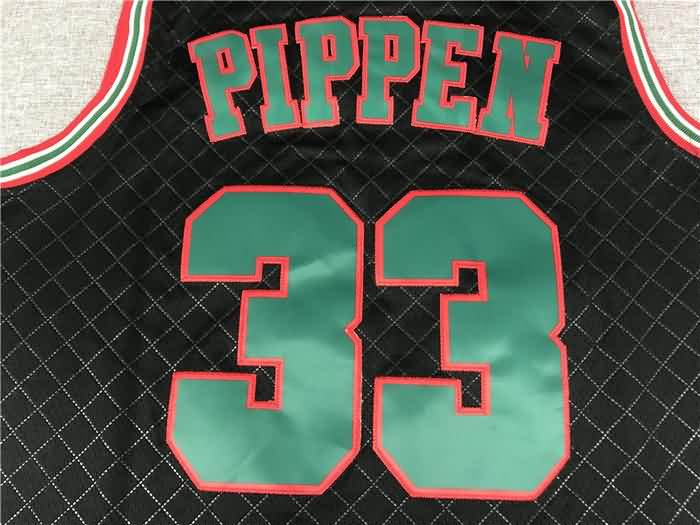 1997/98 Chicago Bulls PIPPEN #33 Black Classics Basketball Jersey 04 (Stitched)