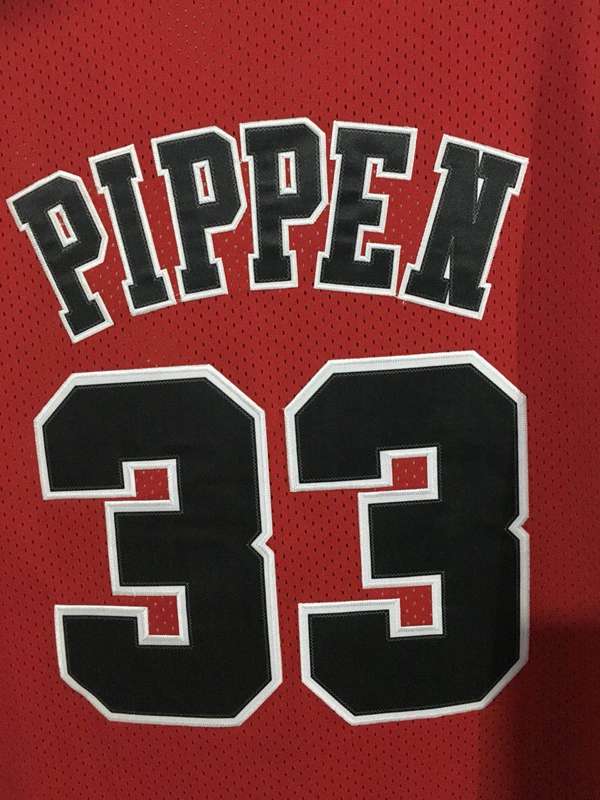 1997/98 Chicago Bulls PIPPEN #33 Red Classics Basketball Jersey (Stitched)