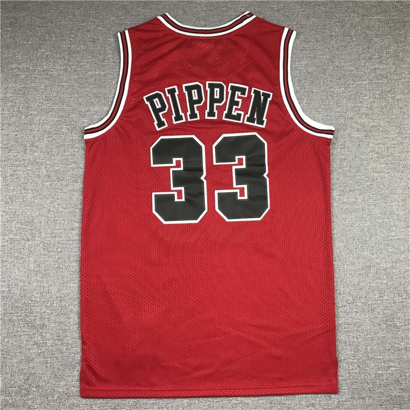 1997/98 Chicago Bulls PIPPEN #33 Red Finals Classics Basketball Jersey (Stitched)