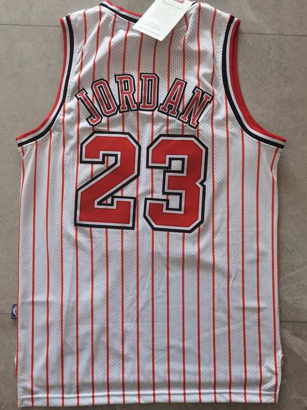 1997/98 Chicago Bulls JORDAN #23 White Classics Basketball Jersey 02 (Stitched)