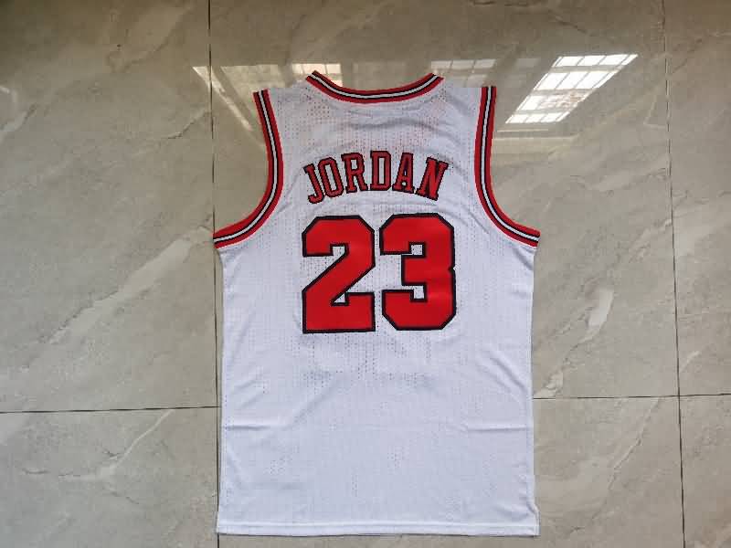 1997/98 Chicago Bulls JORDAN #23 White Finals Classics Basketball Jersey (Stitched)