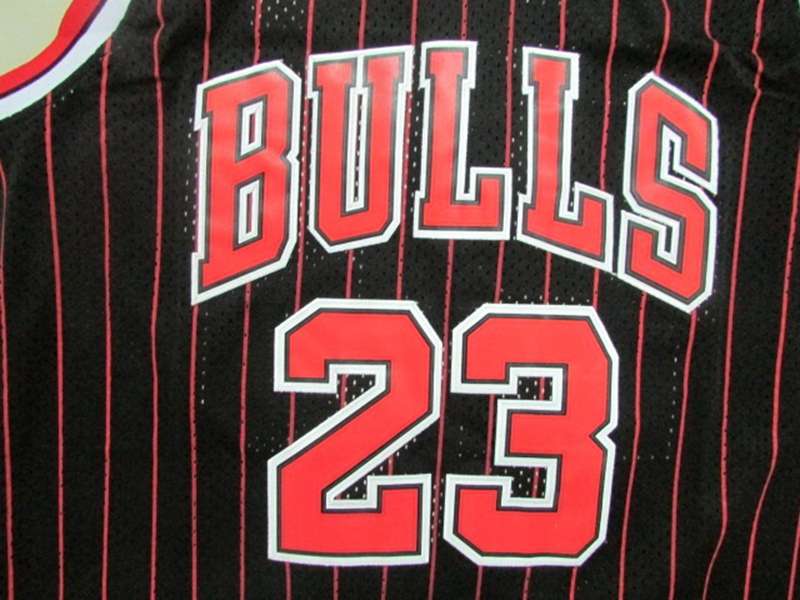 Chicago Bulls JORDAN #23 Black Classics Basketball Jersey 03 (Stitched)