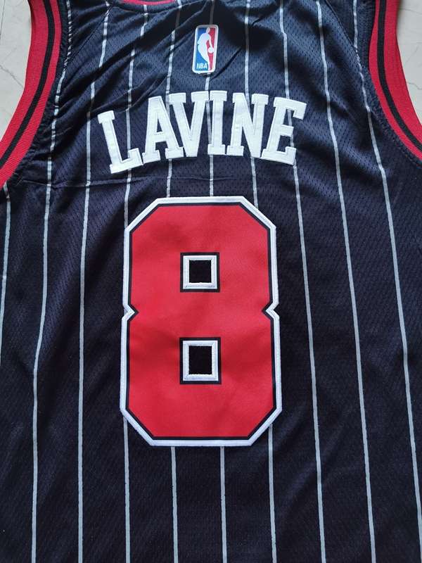 Chicago Bulls LAVINE #8 Black Classics Basketball Jersey 02 (Stitched)