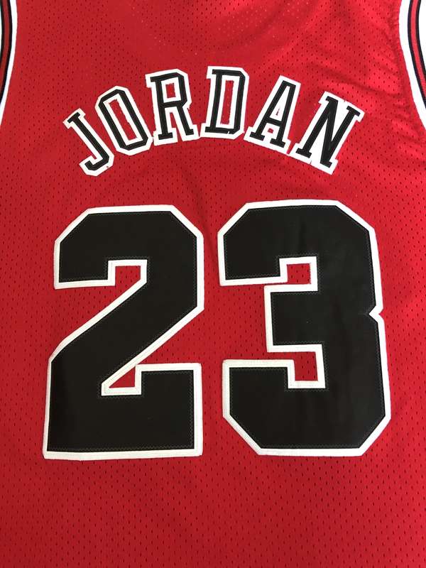 Chicago Bulls JORDAN #23 Red Classics Basketball Jersey 05 (Stitched)