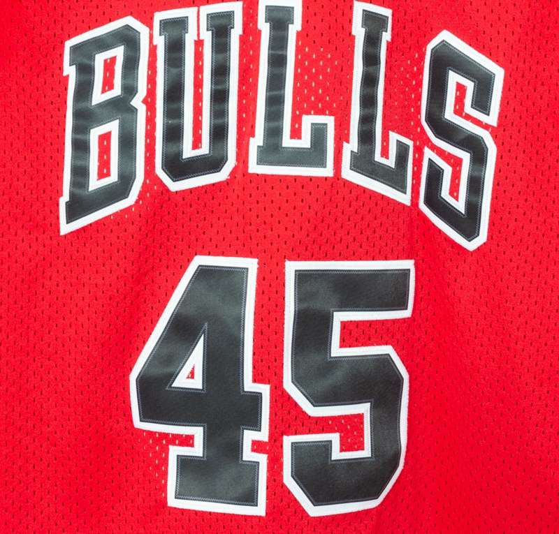 Chicago Bulls JORDAN #45 Red Classics Basketball Jersey (Stitched)