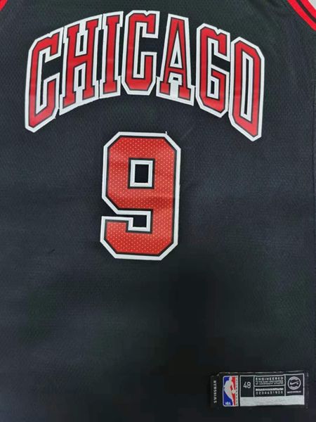 Chicago Bulls BULLS #9 Black Basketball Jersey (Stitched)