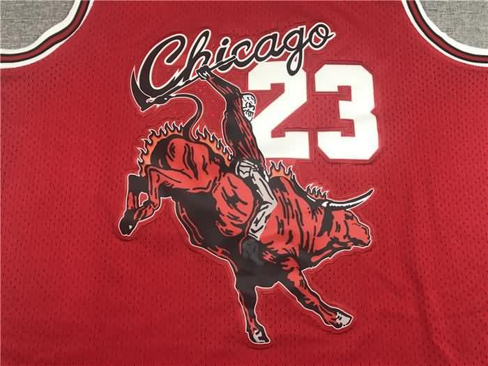 Chicago Bulls JORDAN #23 Red Basketball Jersey (Stitched)