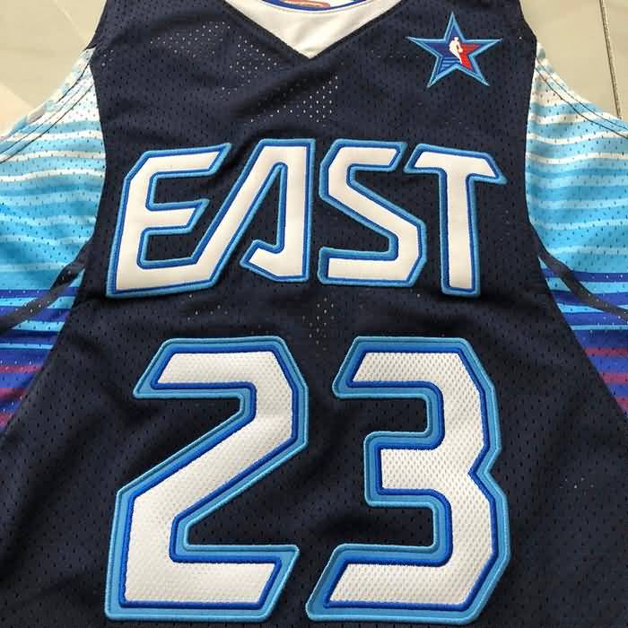 2009 Cleveland Cavaliers JAMES #23 Dark Blue ALL-STAR Classics Basketball Jersey (Closely Stitched)