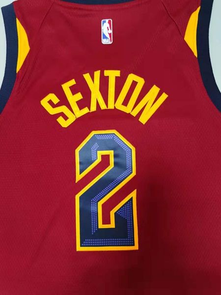 Cleveland Cavaliers SEXTON #2 Red Basketball Jersey (Stitched)