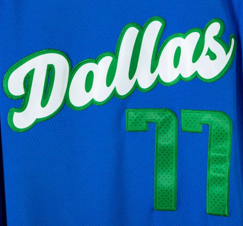 20/21 Dallas Mavericks DONCIC #77 Blue City Basketball Jersey (Stitched)