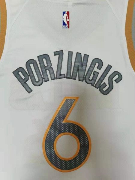 20/21 Dallas Mavericks PORZINGIS #6 White City Basketball Jersey (Stitched)