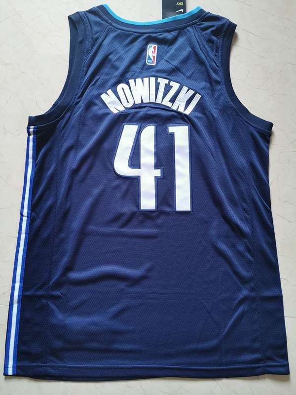 20/21 Dallas Mavericks NOWITZKI #41 Dark Blue Basketball Jersey (Stitched)