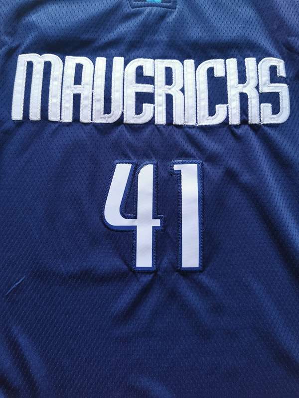 20/21 Dallas Mavericks NOWITZKI #41 Dark Blue Basketball Jersey (Stitched)