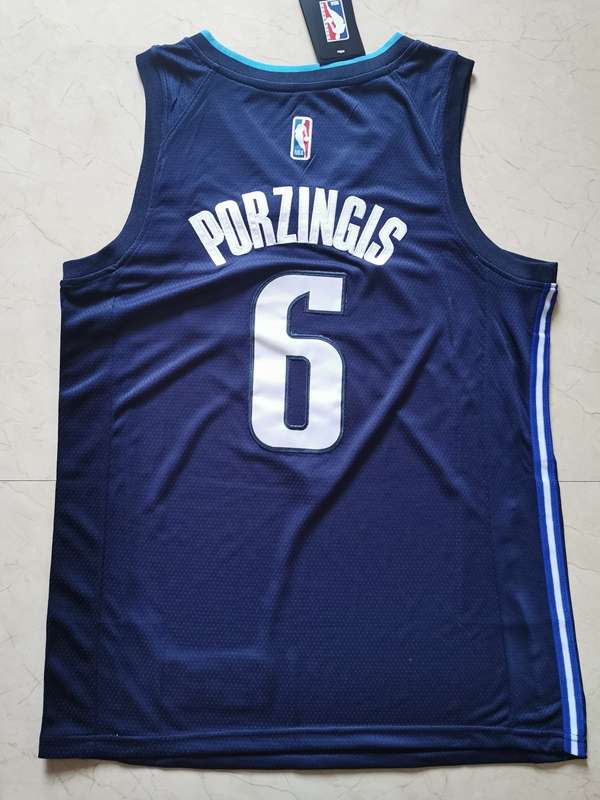 20/21 Dallas Mavericks PORZINGIS #6 Dark Blue Basketball Jersey (Stitched)