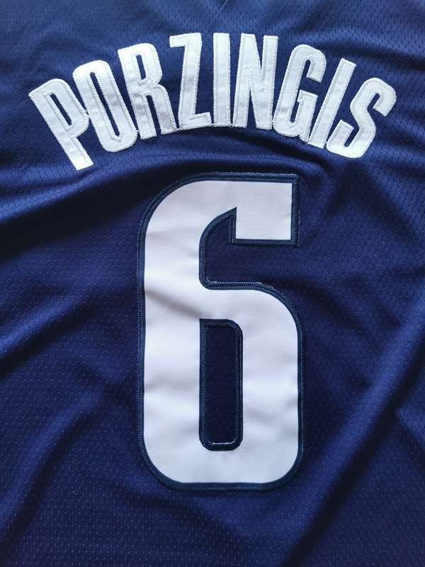 20/21 Dallas Mavericks PORZINGIS #6 Dark Blue Basketball Jersey (Stitched)