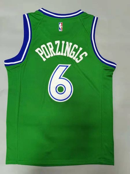 20/21 Dallas Mavericks PORZINGIS #6 Green Basketball Jersey (Stitched)