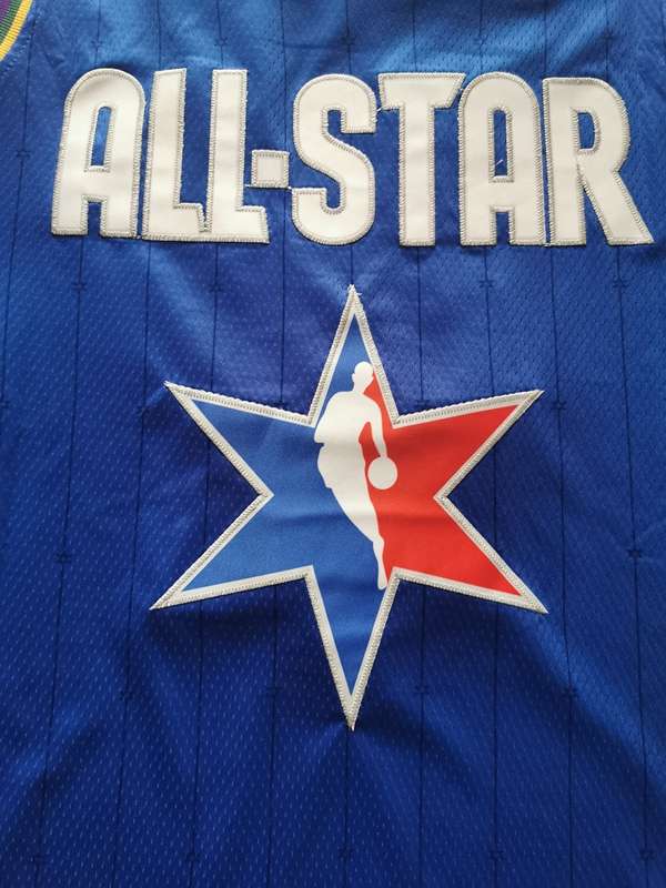 2020 Dallas Mavericks DONCIC #77 Blue All Star Basketball Jersey (Stitched)