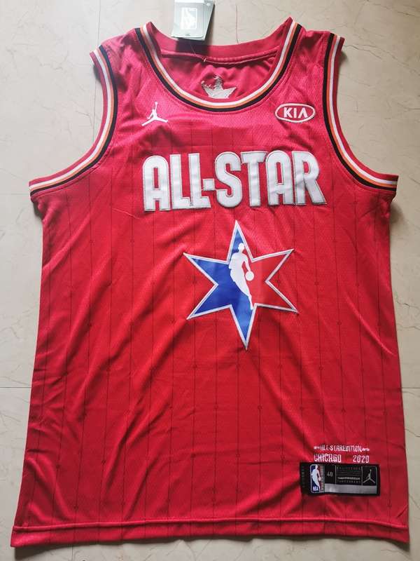 2020 Dallas Mavericks DONCIC #77 Red All Star Basketball Jersey (Stitched)