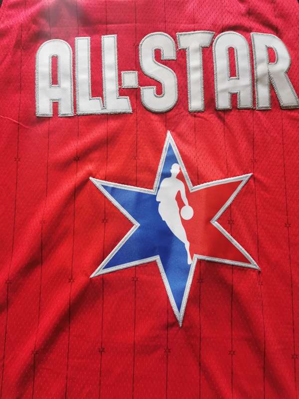 2020 Dallas Mavericks DONCIC #77 Red All Star Basketball Jersey (Stitched)